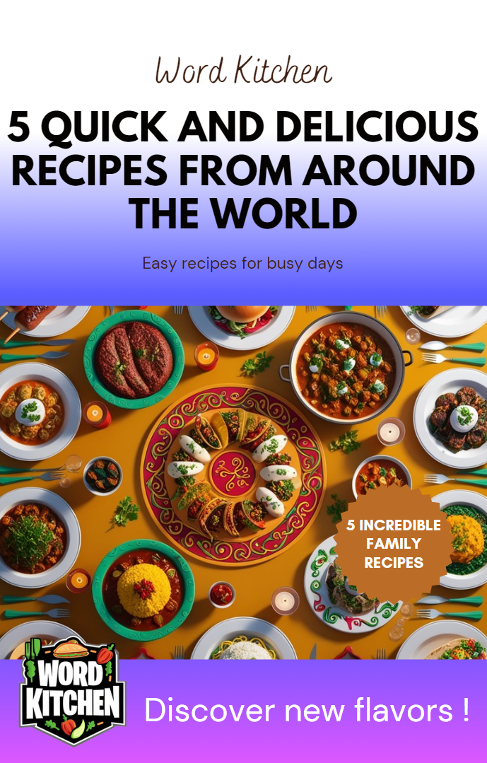 Ebook-Word Kitchen 5 quick and delicious recipes from around the world